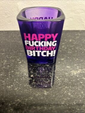 Happy Birthday Shot  Glass